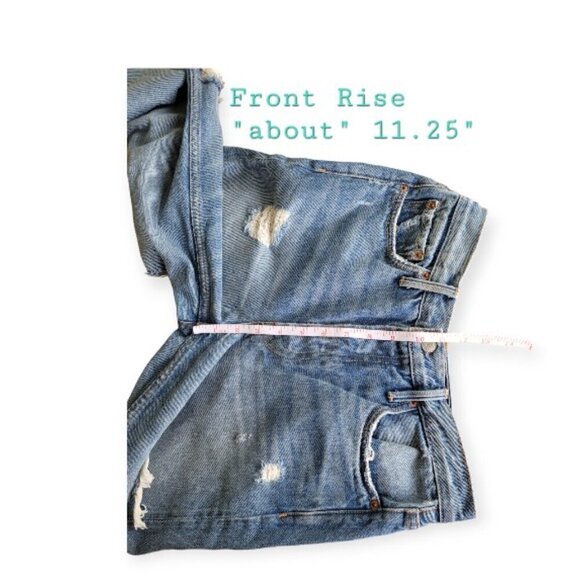 GRLFRND Sky Blue Distressed High Rise Jeans - Picture 11 of 13